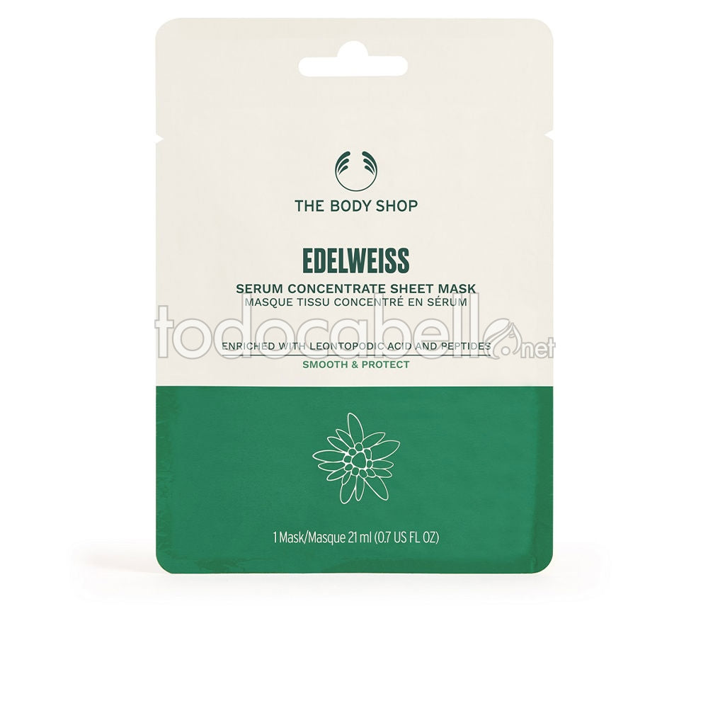 THE BODY SHOP EDELWEISS masque tissu sérum concentré 1 u