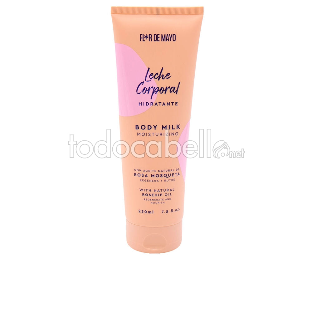 LATTE CORPO ALLA ROSA MOSQUETA FLOR DE MAYO 230 ml