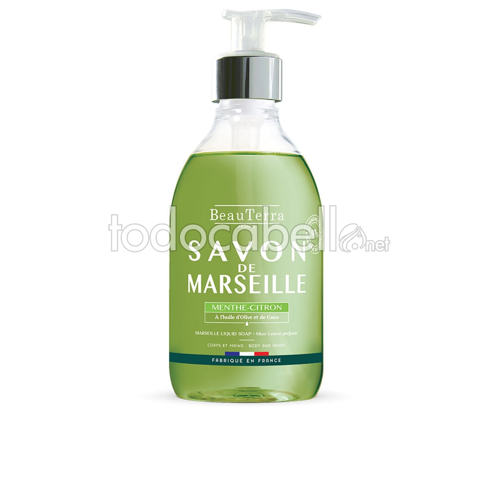 BEAUTERRA MARSEILLE mint-lemon soap 300 ml