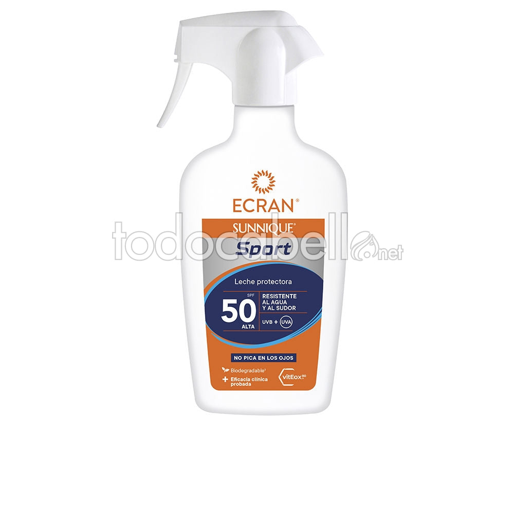 ECRAN Lait protecteur SUNNIQUE SPORT SPF 50 spray 270 ml