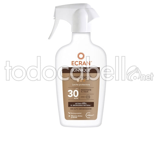 ECRAN SUNNIQUE tan+ pistolet pulvérisateur SPF30 270 ml