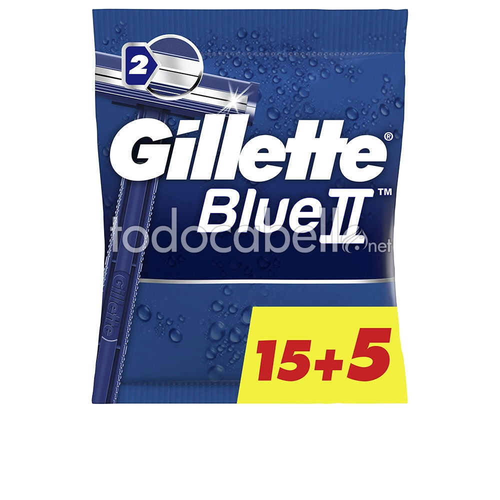 Lamette da barba usa e getta GILLETTE BLUE II 20 unità