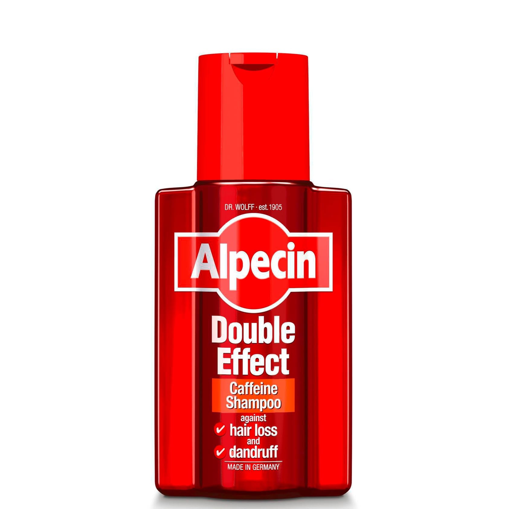 ALPECIN CAFFEINA DOPPIO EFFETTO shampoo anti-caduta e anti-forfora 200 ml
