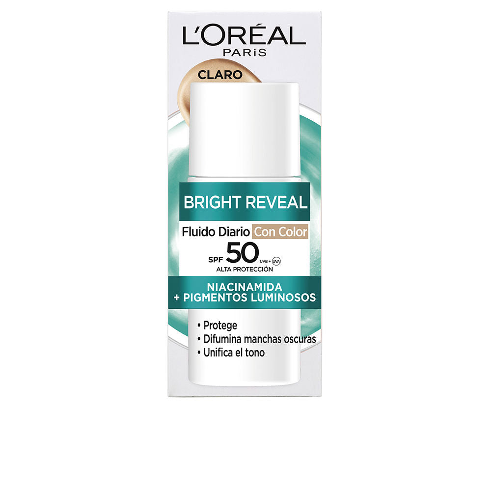 L'ORÉAL PARIS BRIGHT REVEAL NIACINAMIDE fluido quotidiano SPF50 #chiaro 50 ml