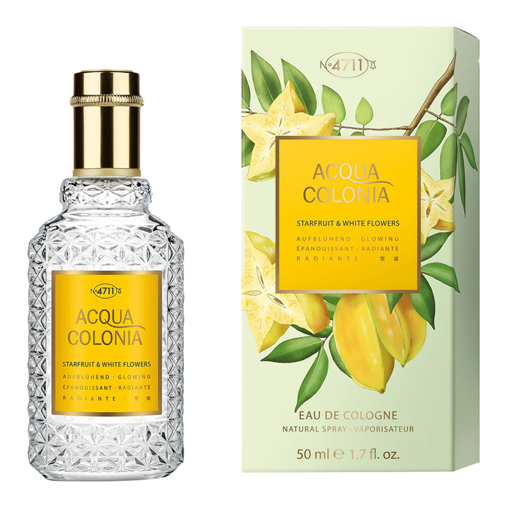 4711 ACQUA COLONIA STARFRUIT & WHITEFLOWERS eau de cologne vaporisateur 50 ml