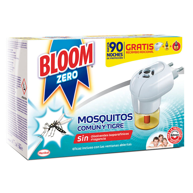 BLOOM ZERO MOSQUITOS electrical device + 2 spare parts