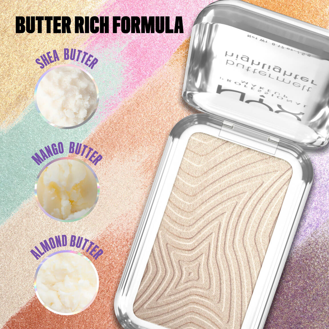 NYX PROFESSIONAL MAKE UP BUTTERMELT HIGHLIGHTER poudre illuminatrice #5-Bright & Butta 5 gr