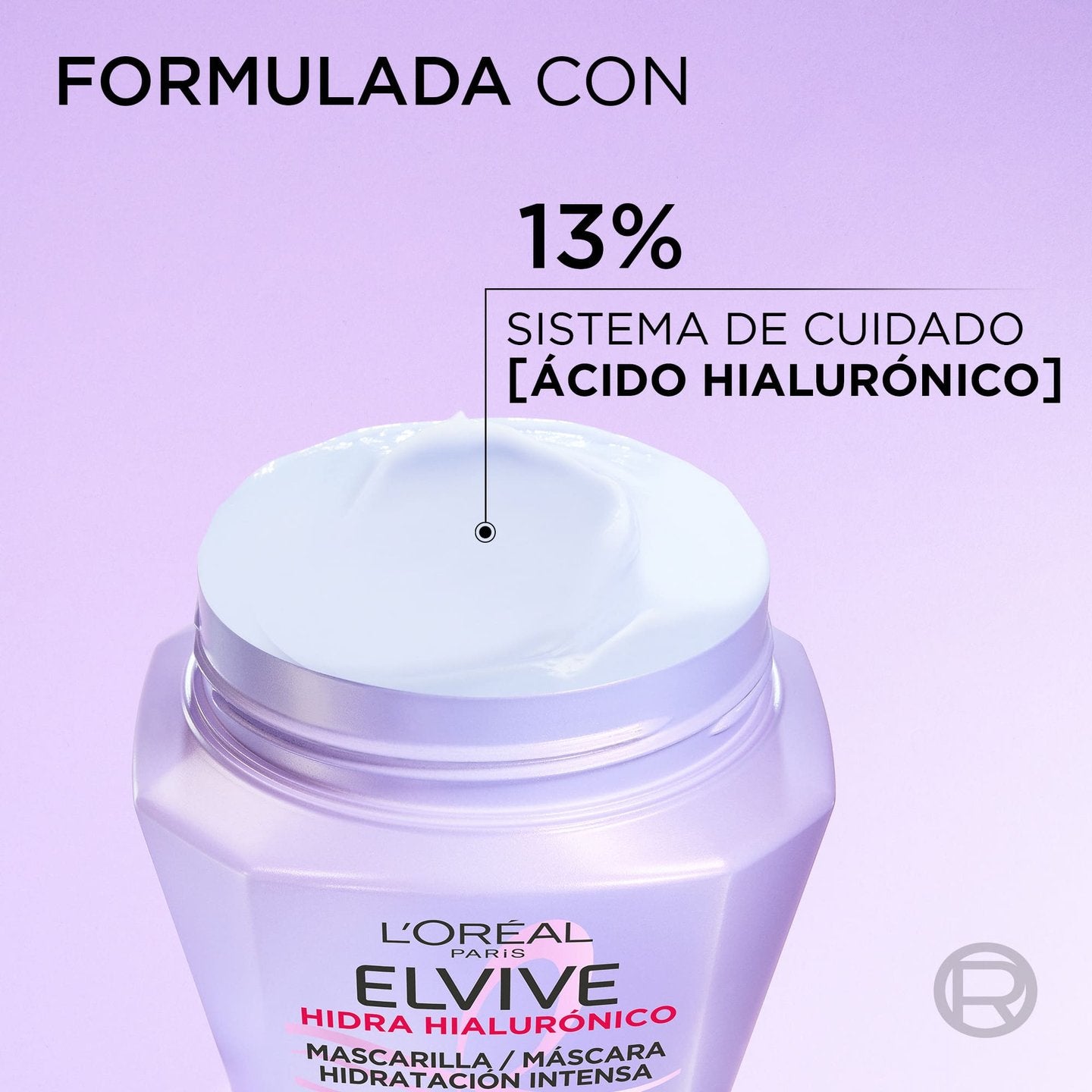 L'ORÉAL PARIS ELVIVE HYDRA HYALURONIC masque hydratation 72h 310 ml