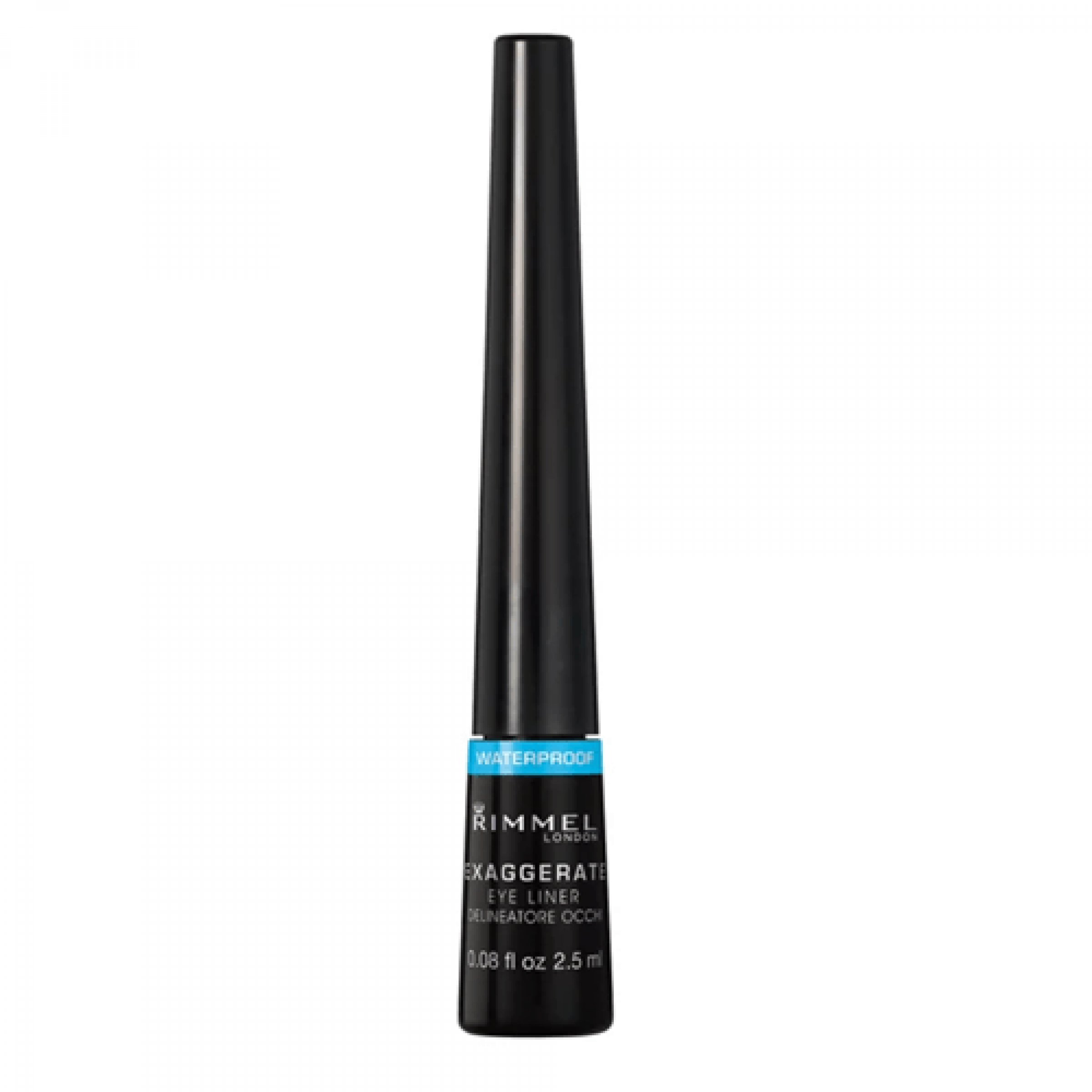 RIMMEL LONDON EXAGGERATE liquid eye liner waterproof #003-black 2,50 ml