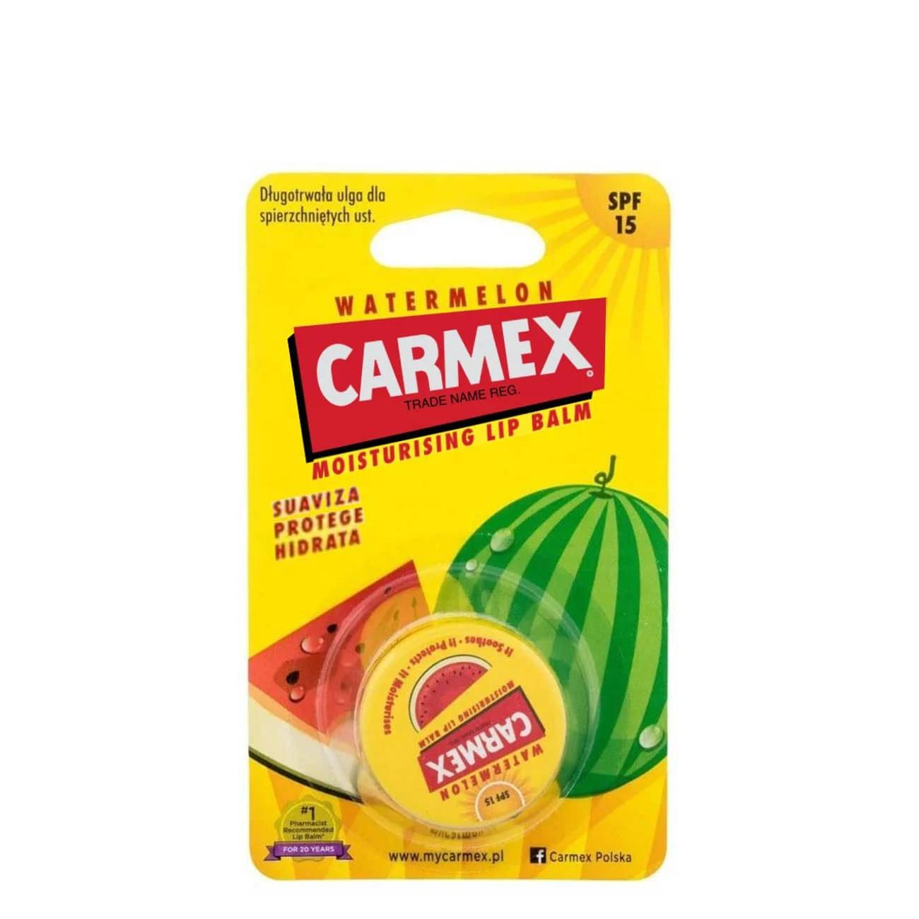 CARMEX WATERMELON moisturizing balm jar SPF15 7.5 gr
