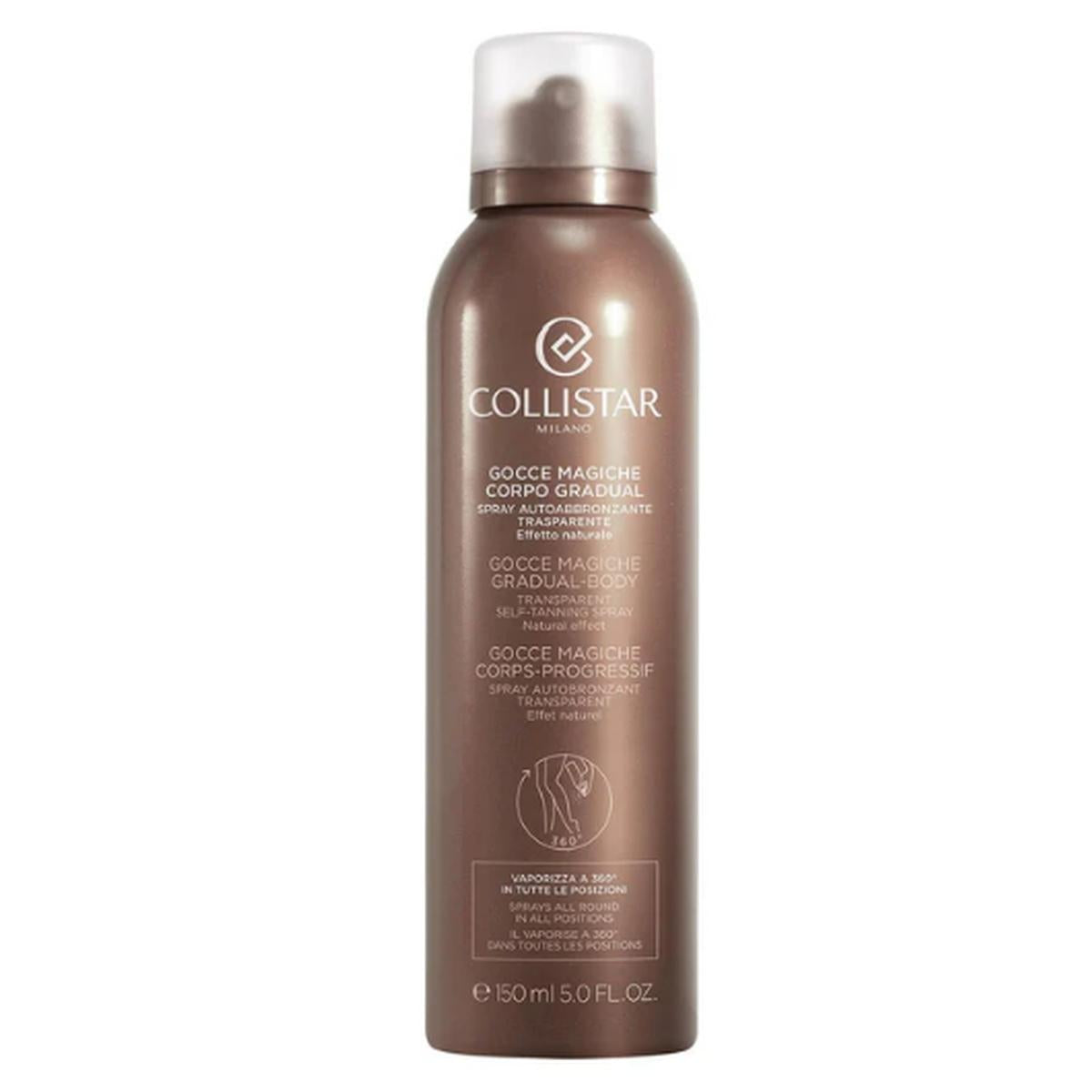 COLLISTAR GOCCE MAGICHE corpo spray autoabbronzante graduale trasparente 150 ml
