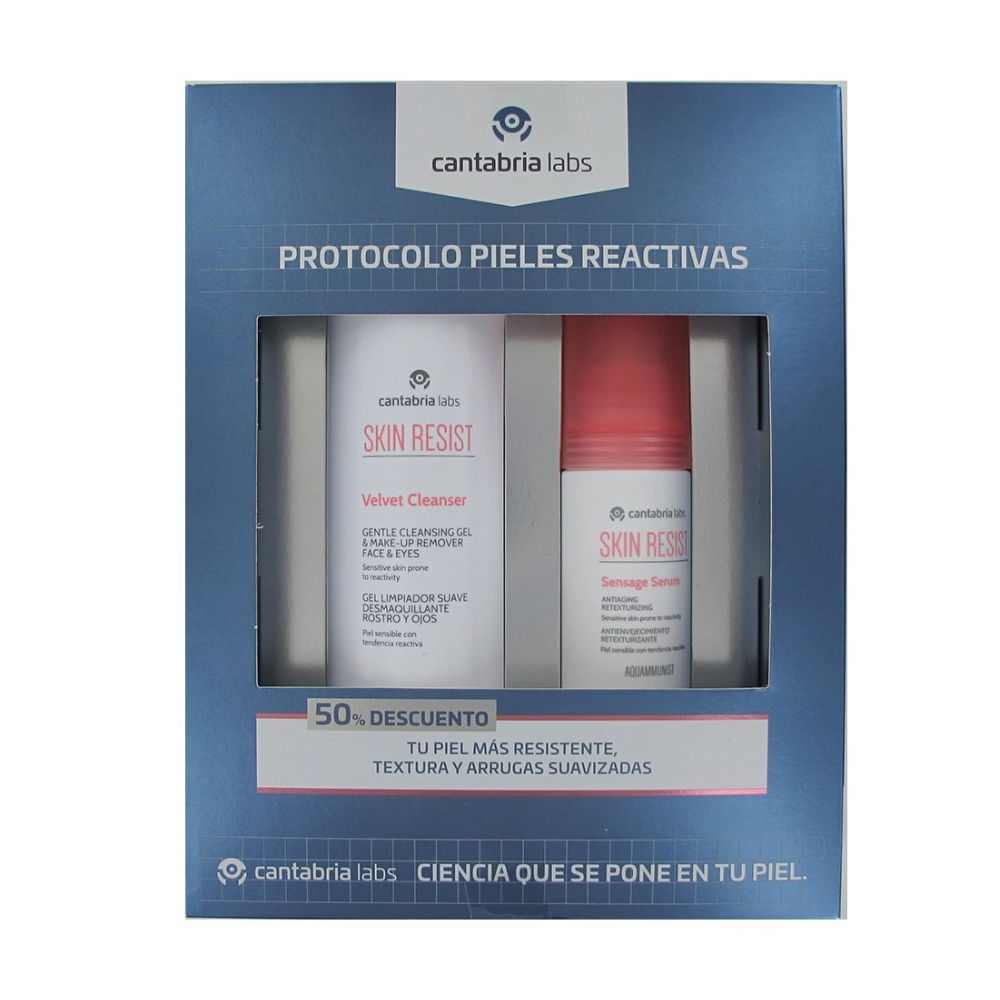 PROTOCOLE SKIN RESIST POUR PEAUX RÉACTIVES COFFRET 2 PIÈCES