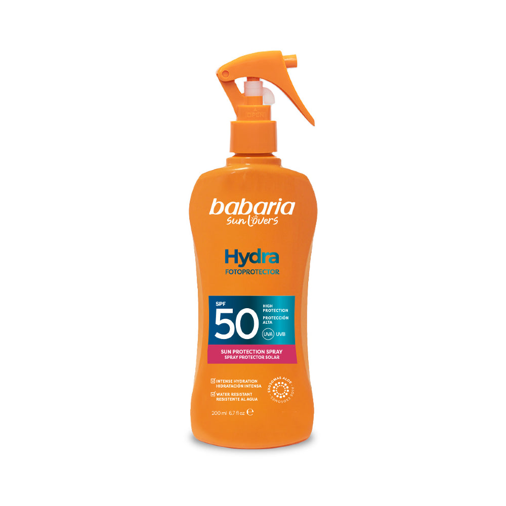 BABARIA SUN LOVERS HYDRA protección solar SPF50 200 ml