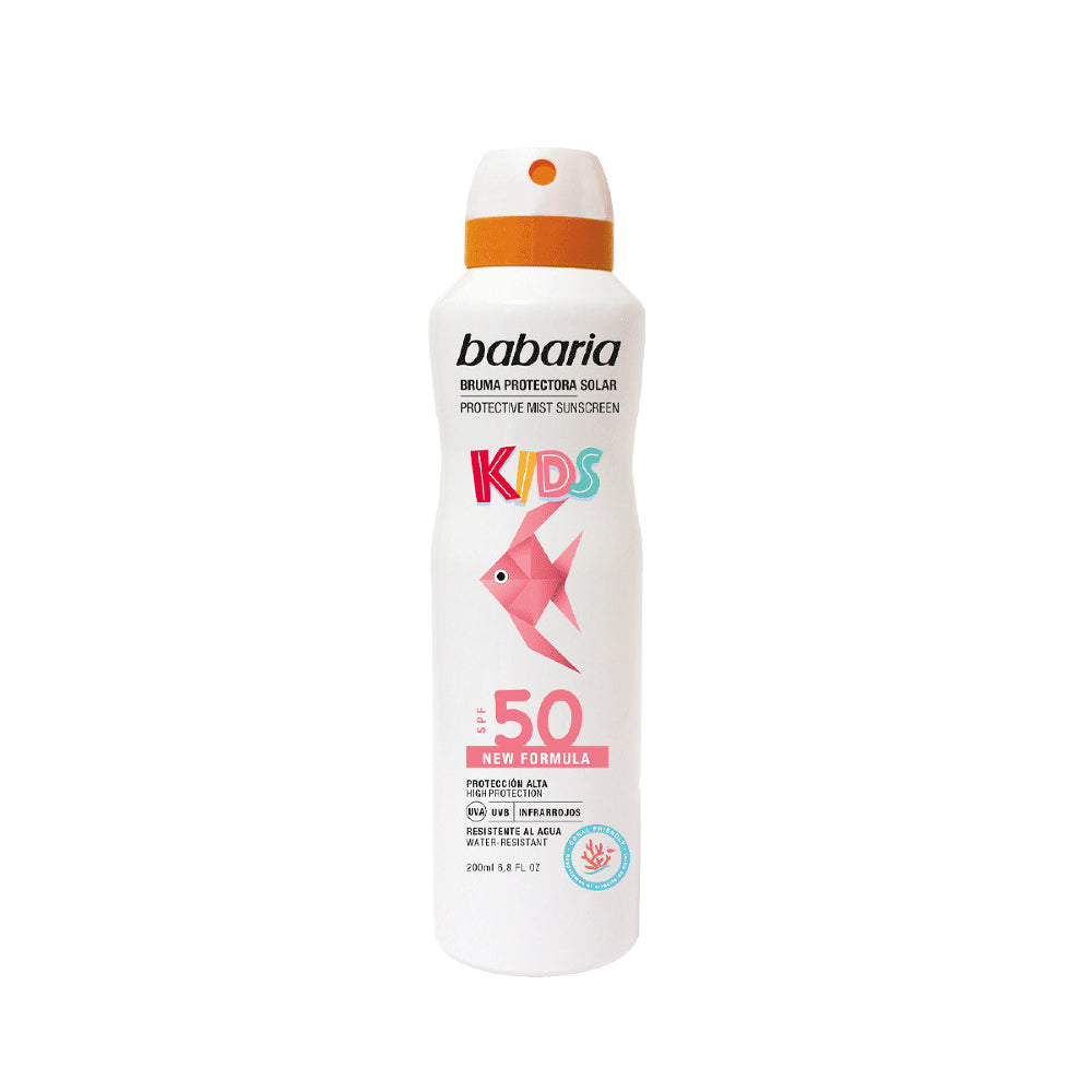 BABARIA SOLAR INFANTIL SPF50 bruma protectora spray 200 ml