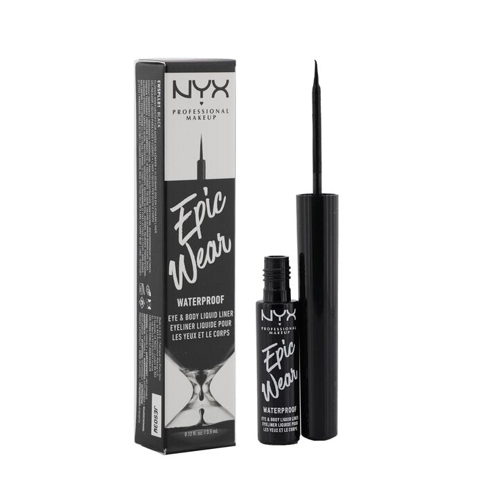 NYX PROFESSIONAL MAKE UP EPIC WEAR waterproof liquid liner #black 1 u