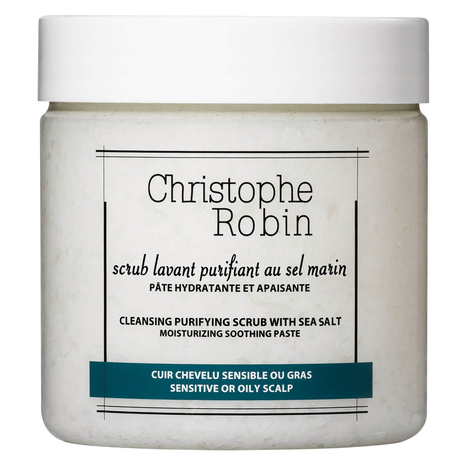 CHRISTOPHE ROBIN SCRUB PURIFICANTE detergente con sale marino 250 ml
