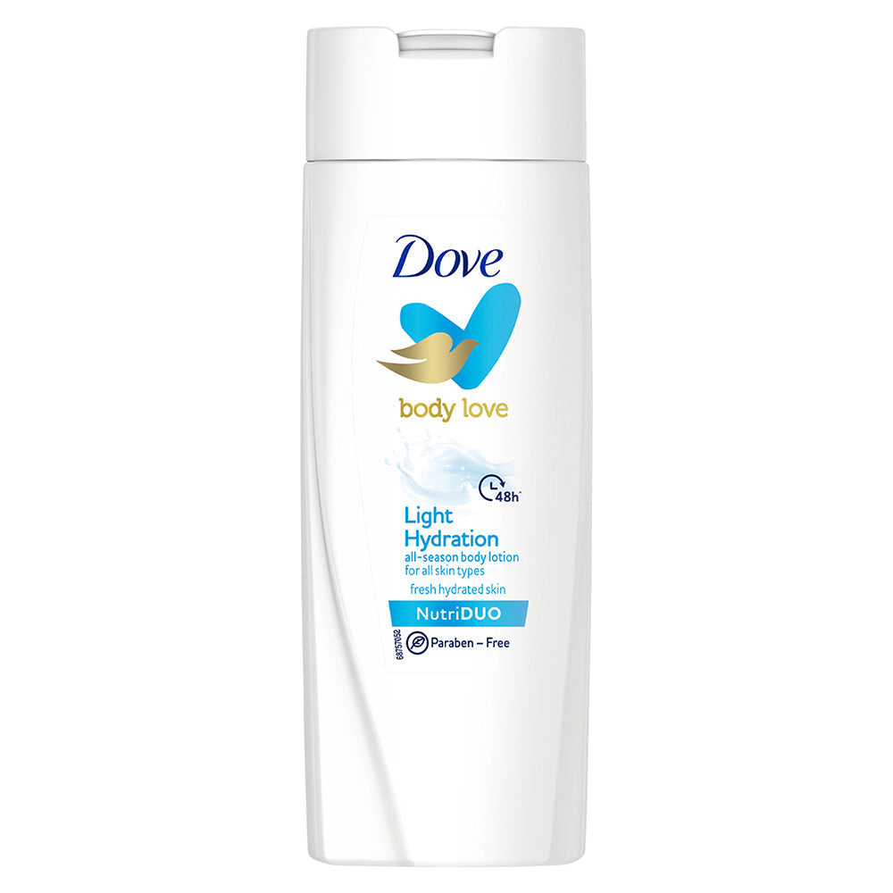 DOVE CREMA IDRATANTE LEGGERA viso, corpo e mani 250 ml