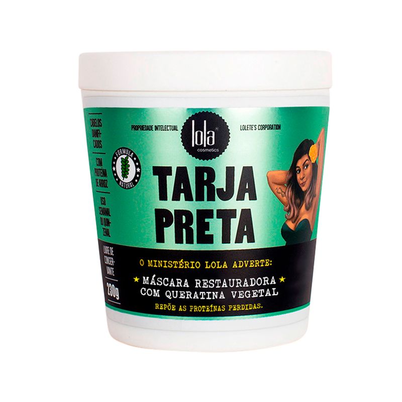 LOLA COSMETICS TARJA PRETA maschera ristrutturante 230 gr