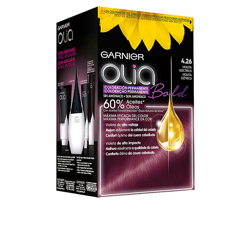 GARNIER OLIA colorazione permanente senza ammoniaca #4.26-viola elettrico 1 pz