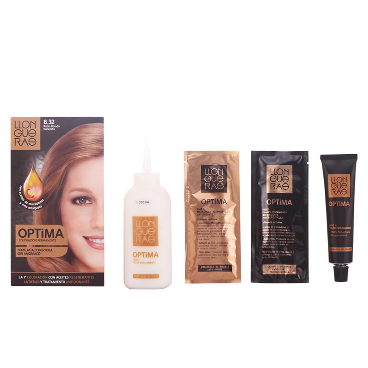 LLONGUERAS OPTIMA colorazione capelli n. 8.32 - biondo chiaro naturale 1 pz
