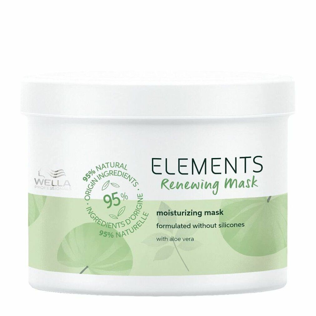 WELLA PROFESSIONALS ELEMENTS Masque Hydratant Renouvelant Sans Silicone Tous Types de Cheveux 500 ml