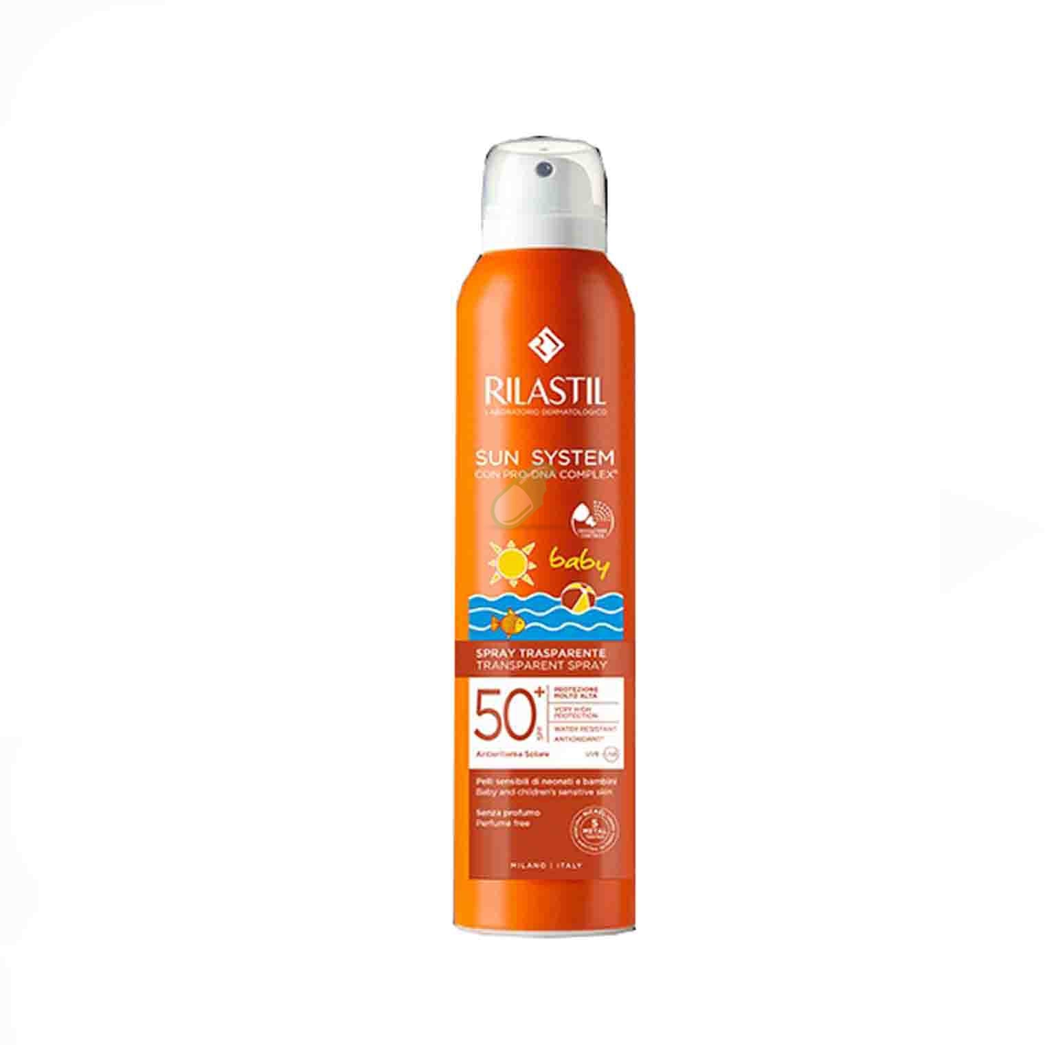 RILASTIL SUN SYSTEM SPF50+ BÉBÉ spray transparent 200 ml