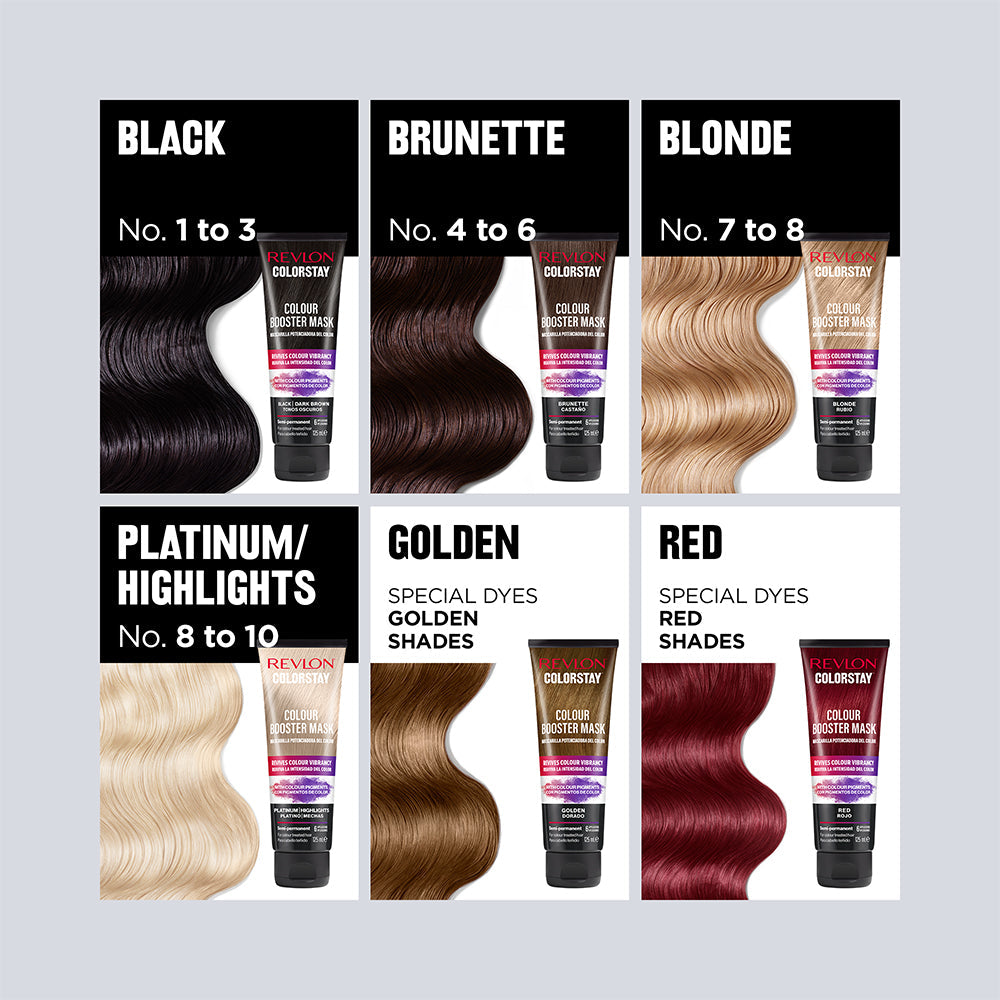 REVLON MASS MARKET COLORSTAY maschera esaltatrice di colore #nero 125 ml