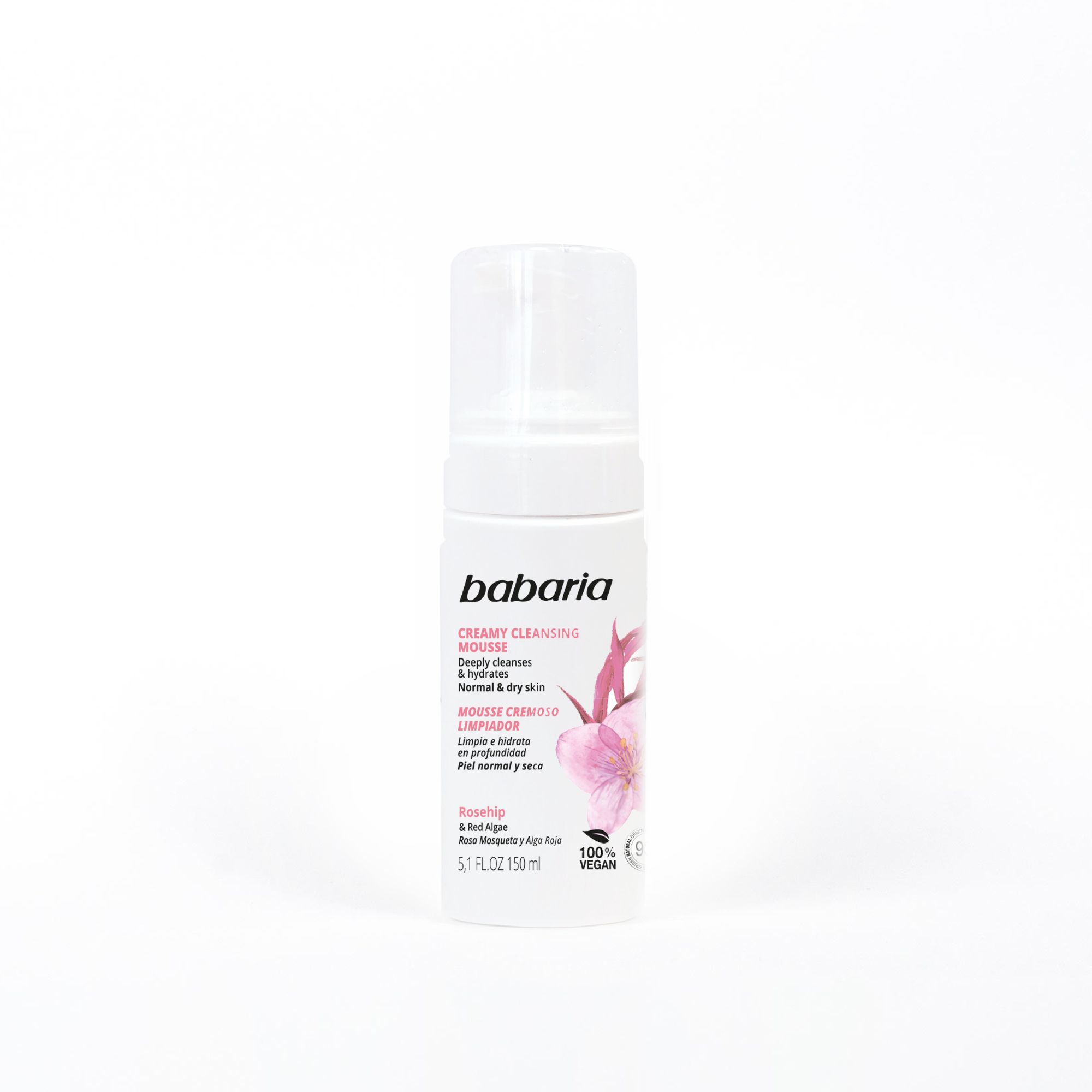 BABARIA ROSEHIP cleansing mousse 150 ml