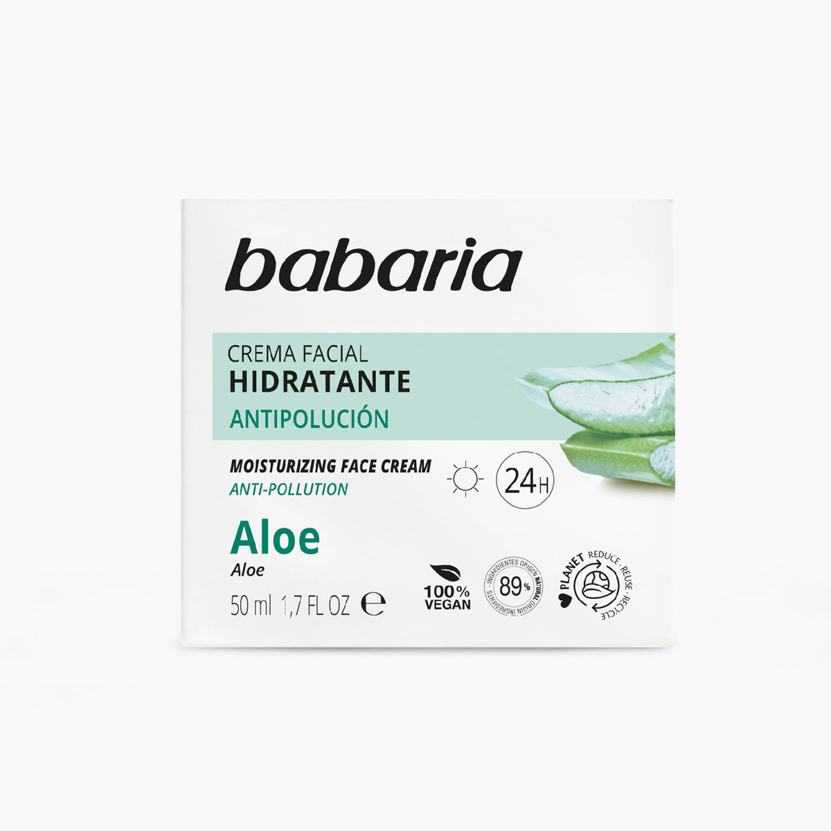 BABARIA ALOE VERA crema idratante 24 ore 50 ml