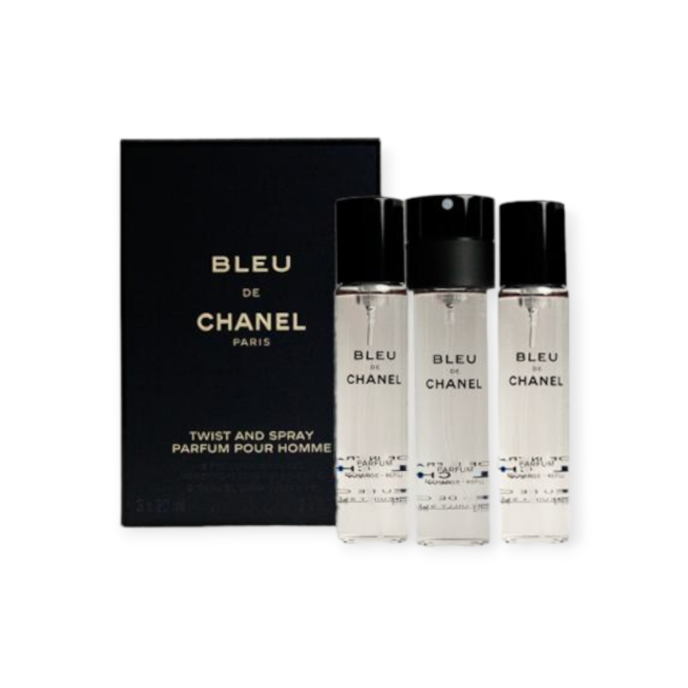 CHANEL BLEU PARFUM edp vapo twist &amp; spray 3 x 20 ml