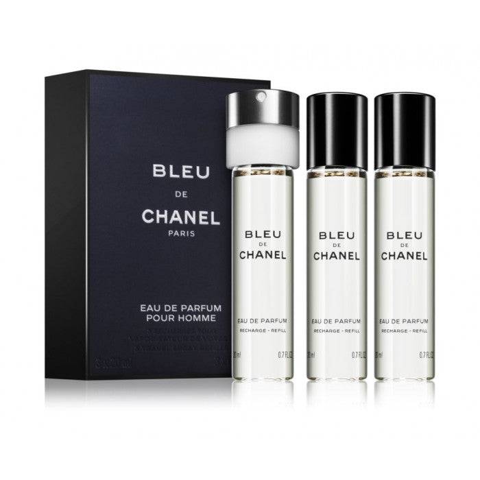 CHANEL BLEU eau de parfum vaporisateur recharges 3 x 20 ml