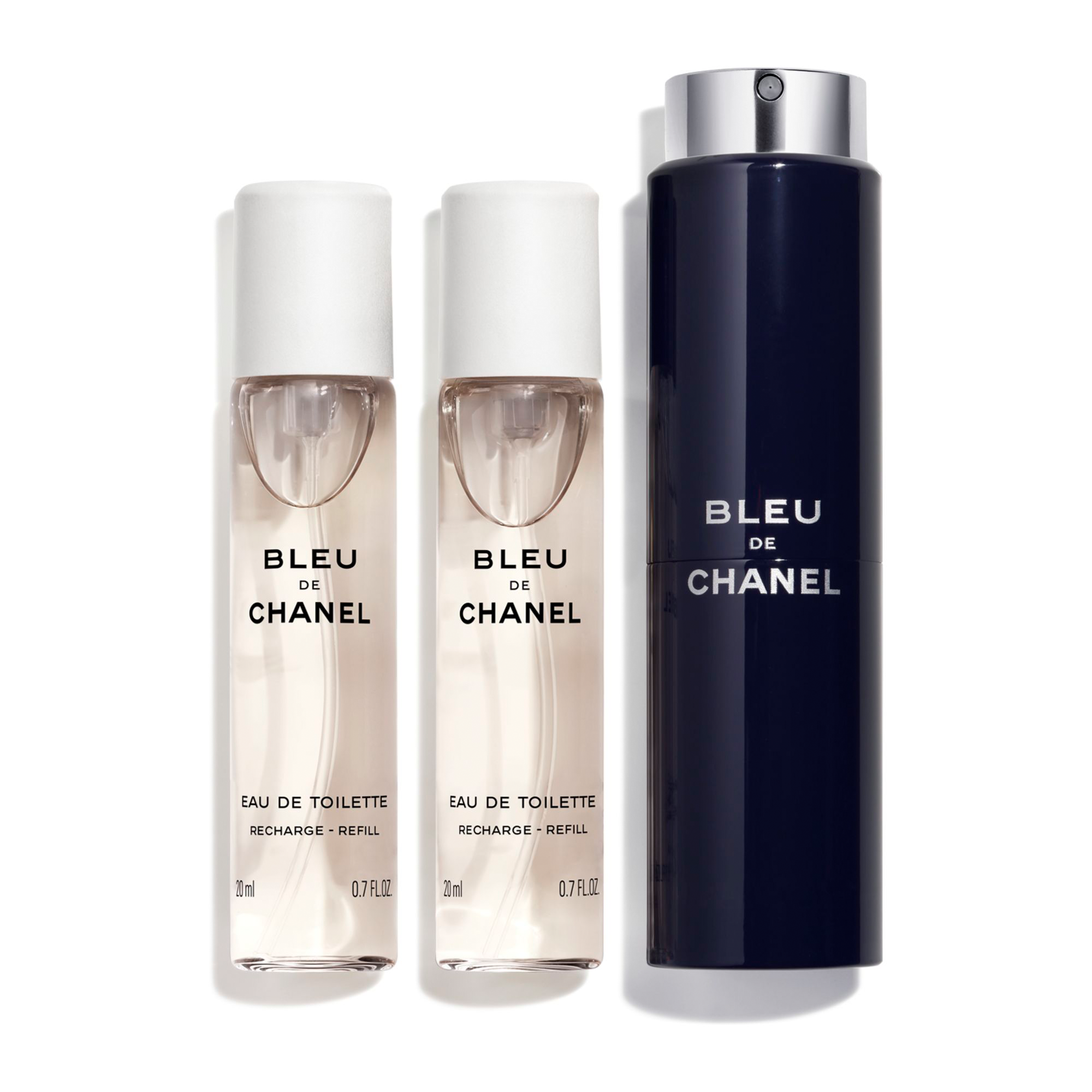 CHANEL BLEU eau de toilette refillable spray 3 x 20 ml
