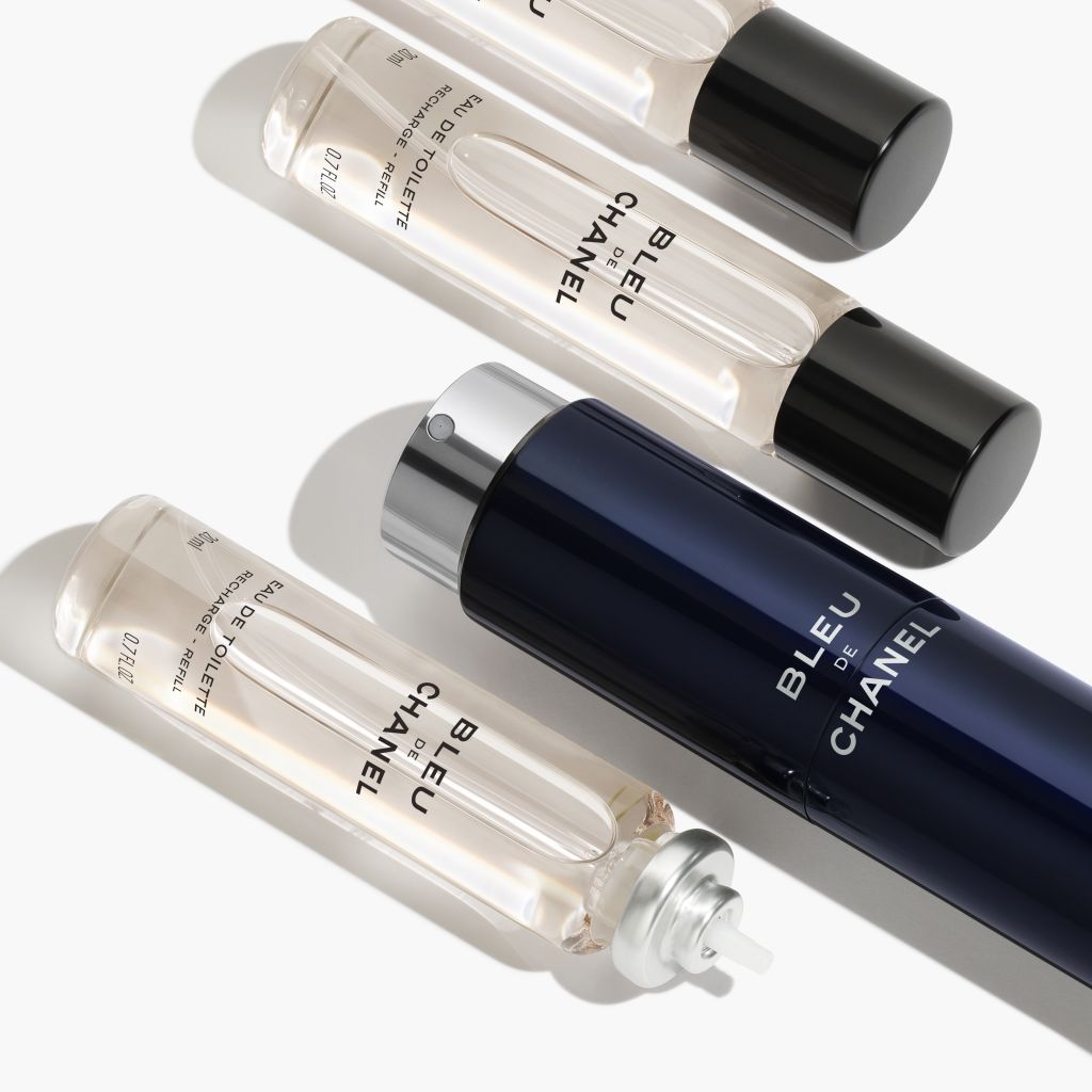 CHANEL BLEU eau de toilette refillable spray 3 x 20 ml