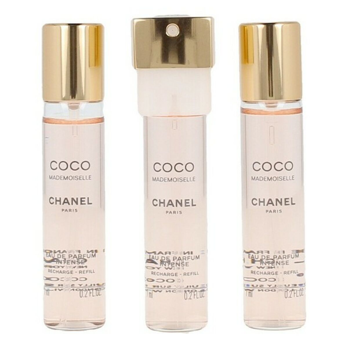 CHANEL COCO MADEMOISELLE eau de parfum spray twist & spray refills 3 x 7 ml