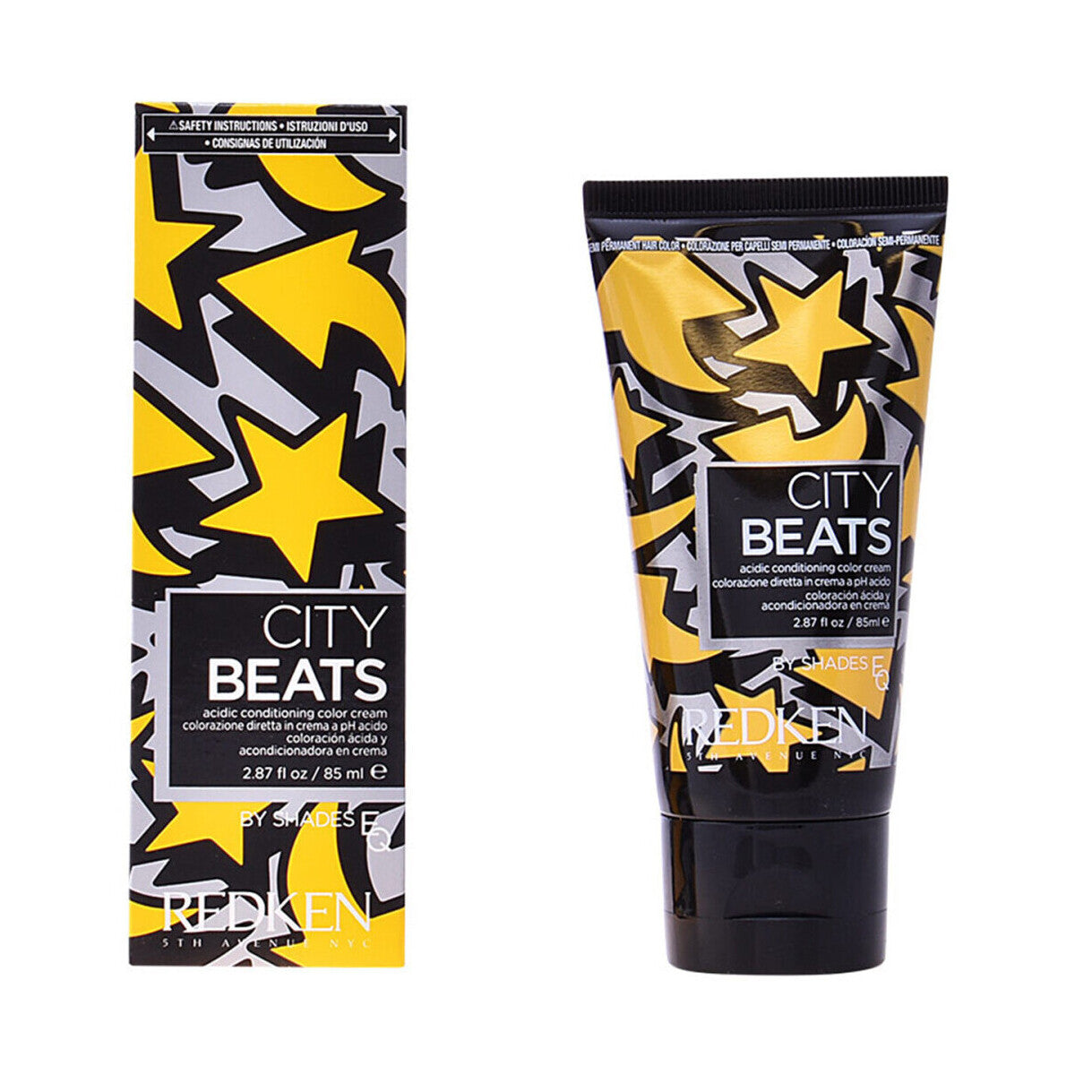 REDKEN CITY BEATS crème colorante revitalisante acide #yellow cab 85 ml