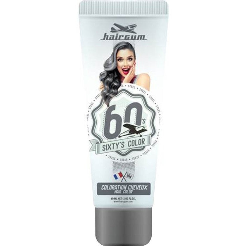 HAIRGUM SIXTY'S COLOR hair color #steel