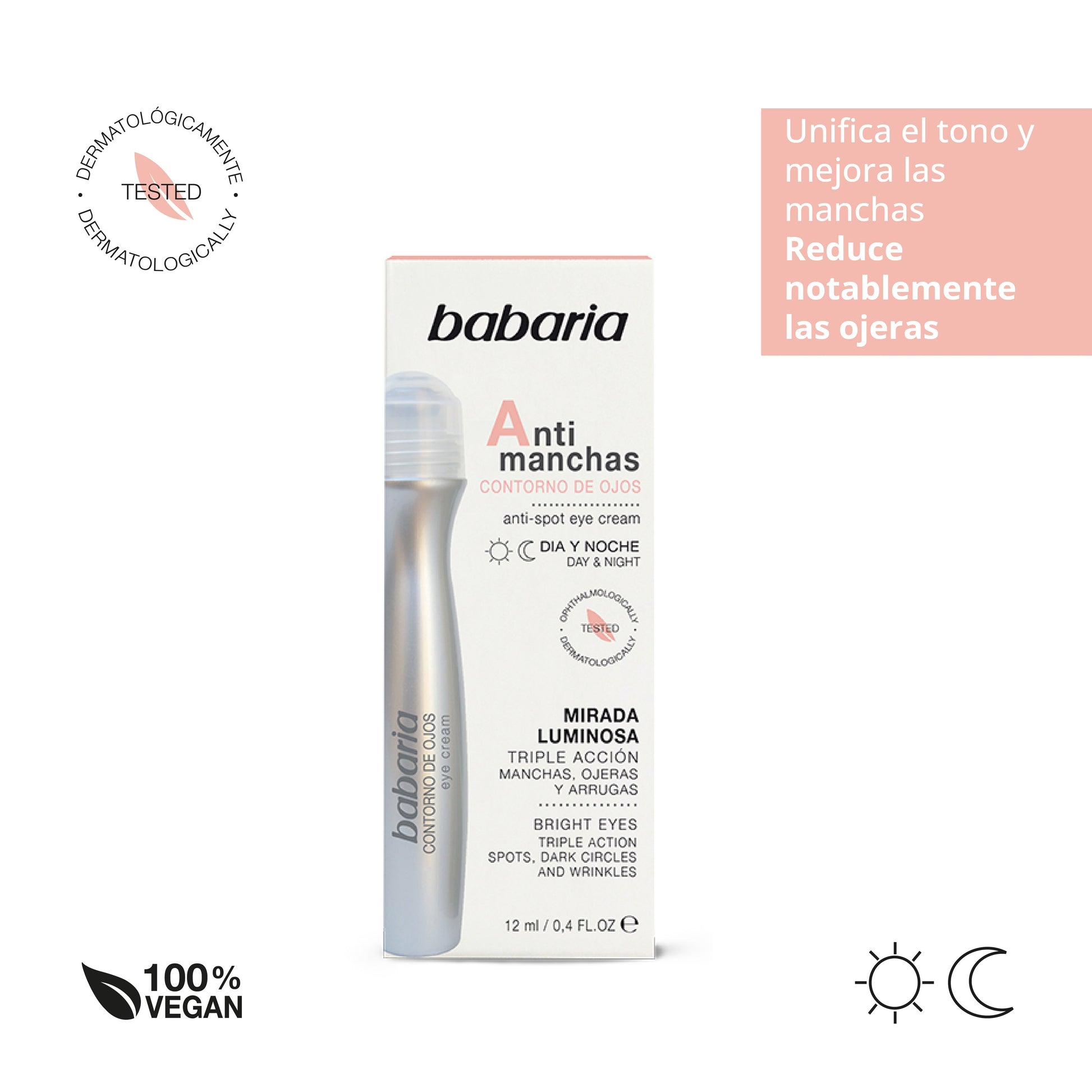 BABARIA ANTI-DARK SPOT MANCHAS contorno de ojos 12 ml