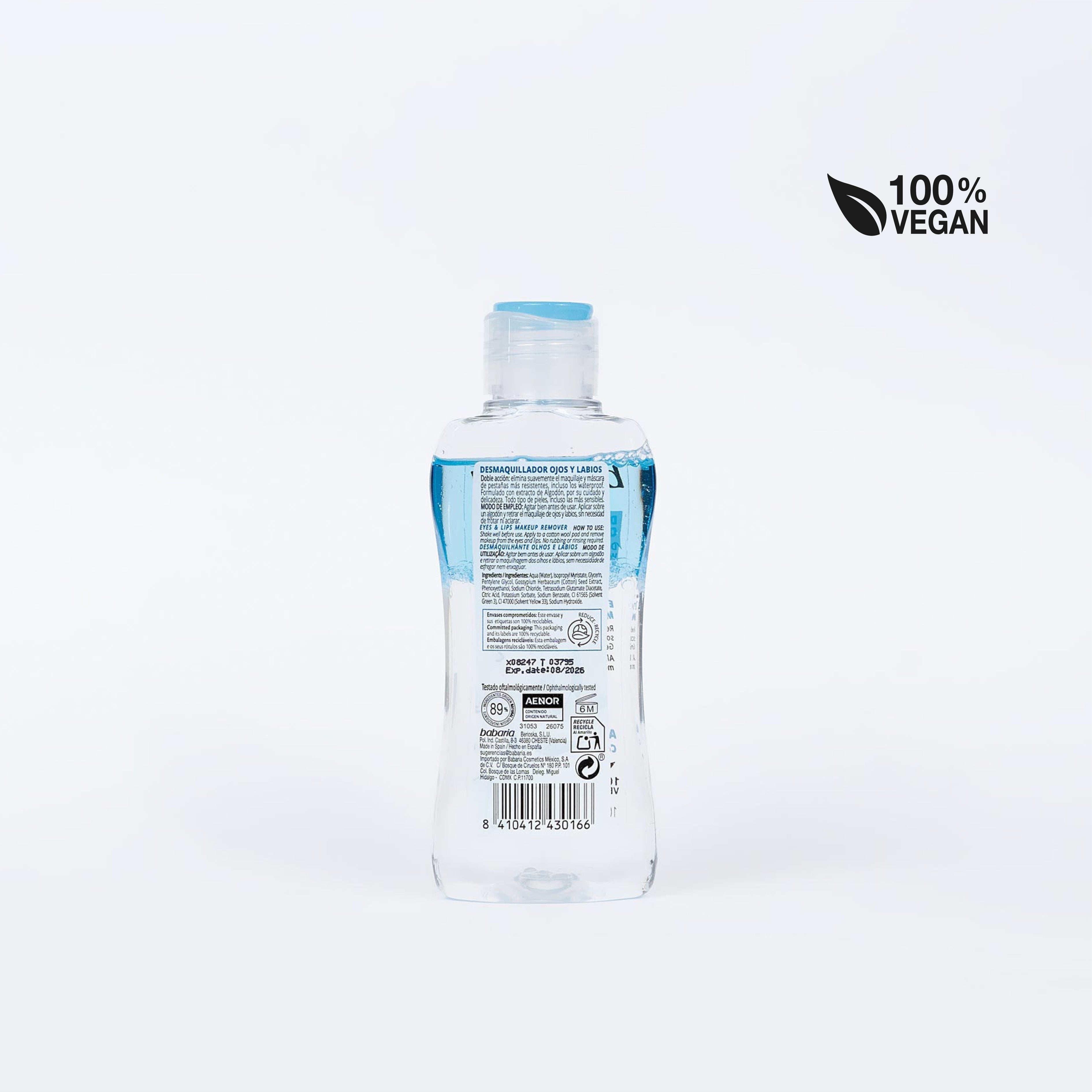 BABARIA STRUCCANTE BIFASICO occhi-labbra 100 ml