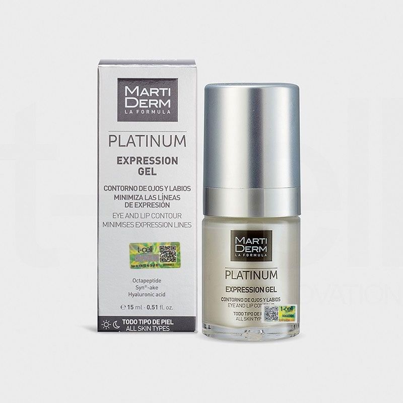 MARTIDERM PLATINUM EXPRESSION eye and lip contour gel 15 ml