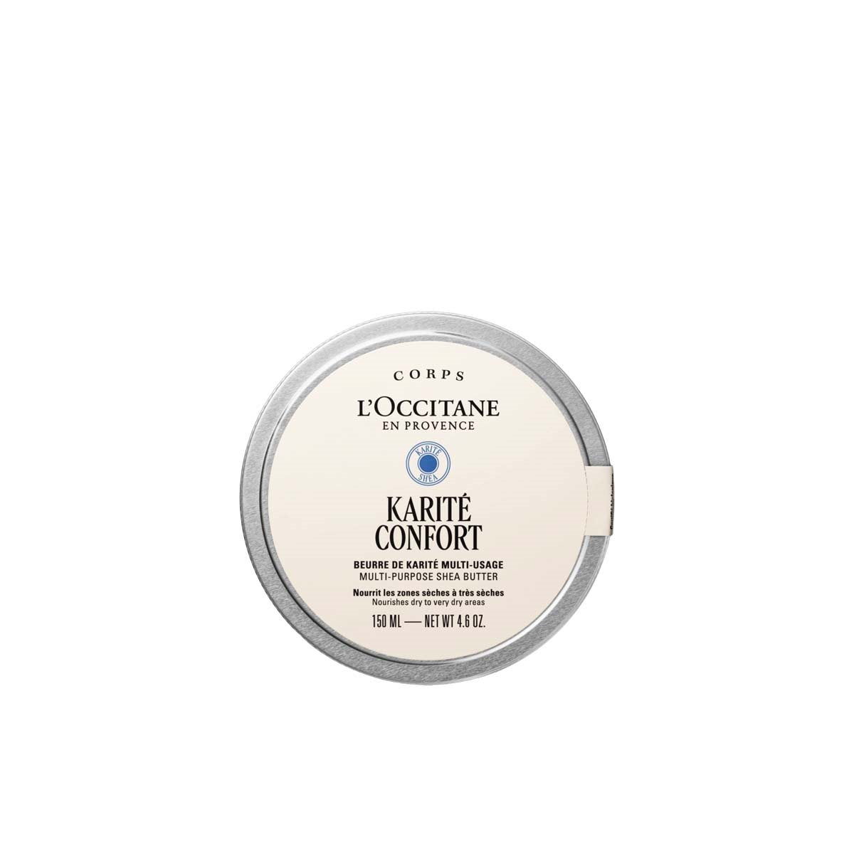 L'OCCITANE EN PROVENCE Crema Comfort Multifunzionale Karité con Burro di Karité 150 ml