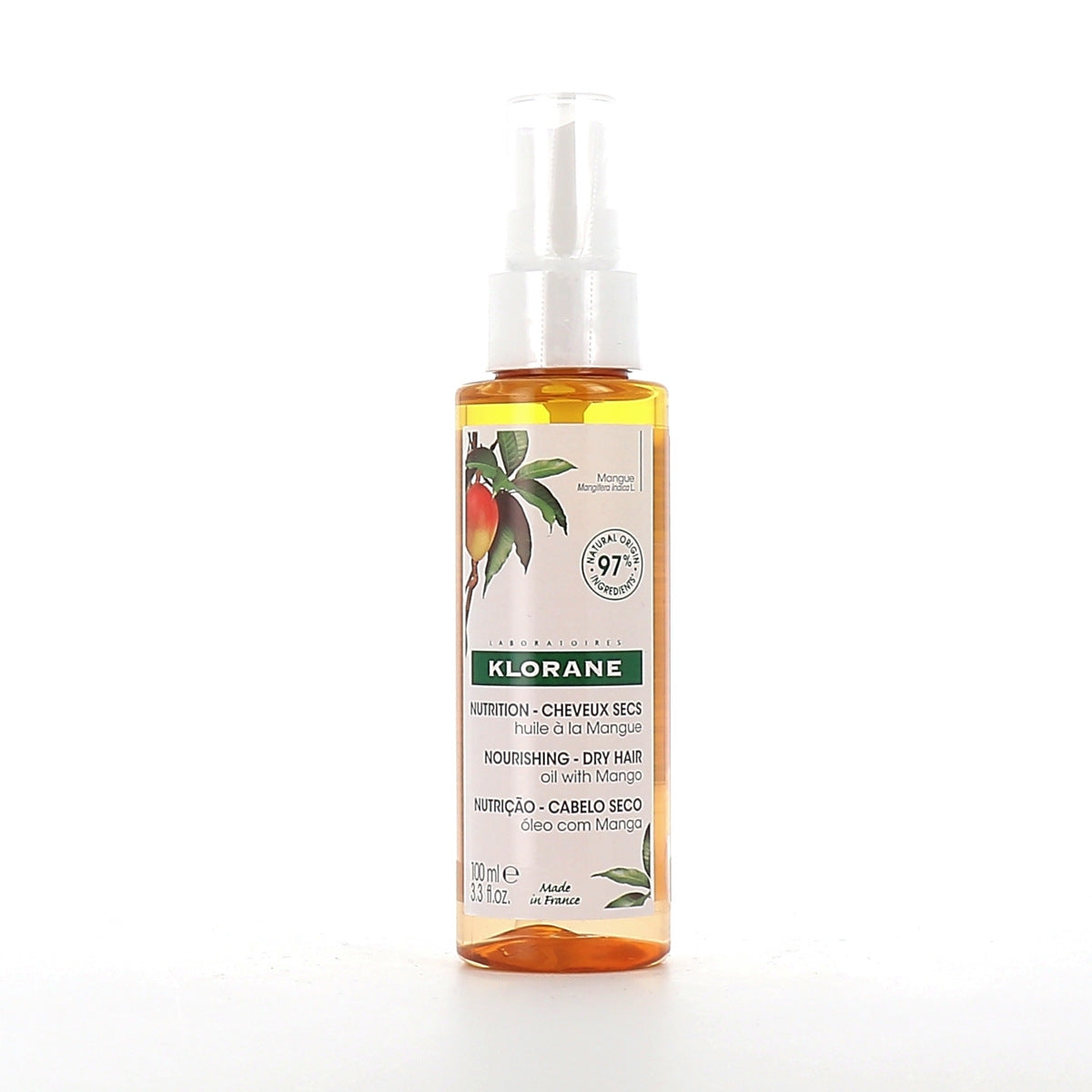 KLORANE AL MANGO olio nutrizione capelli secchi 100 ml