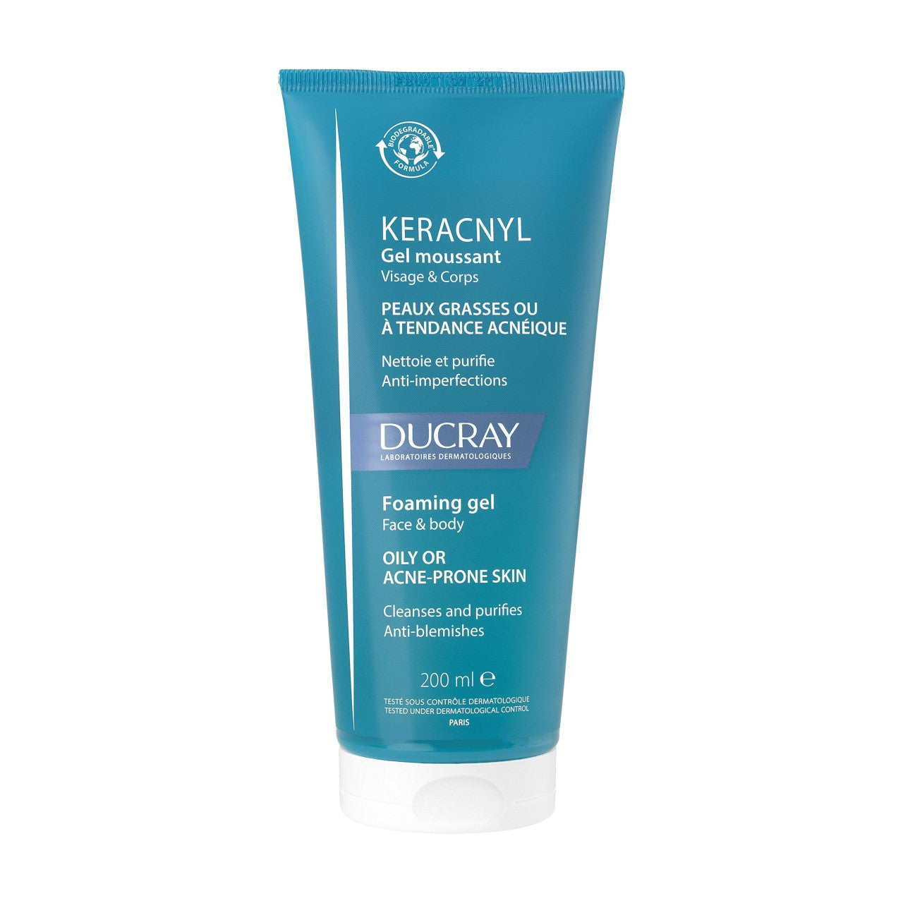 DUCRAY KERACNYL gel limpiador 200 ml