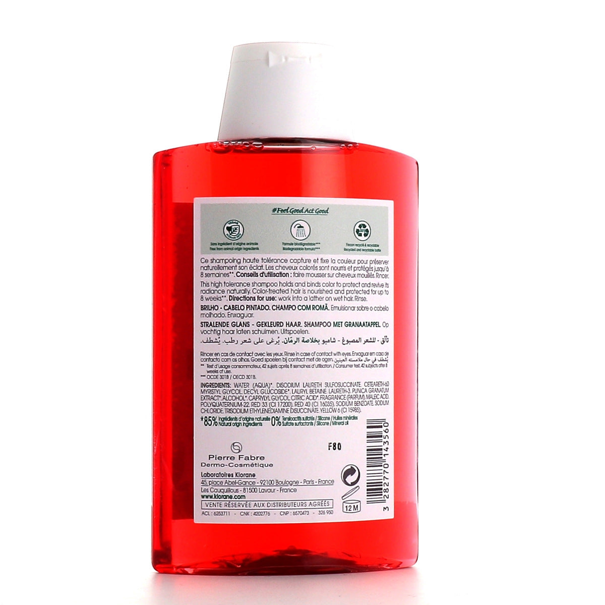 KLORANE ALLA MELAGRANA shampoo brillantezza per capelli colorati 200 ml