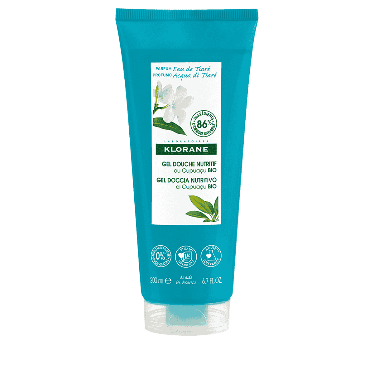 KLORANE GEL DOCCIA ACQUA DI TIARÉ 200 ml