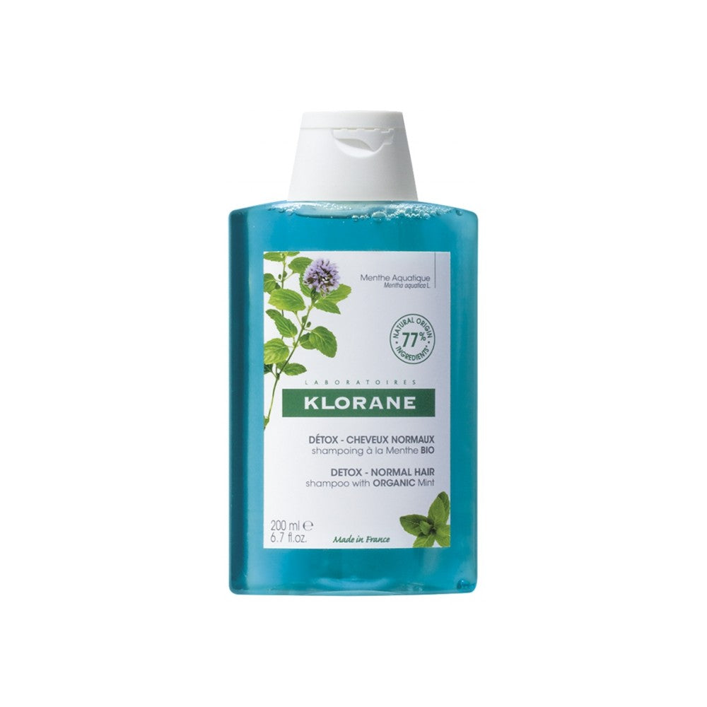 KLORANE ALLA MENTA BIO shampoo detox per capelli normali 200 ml