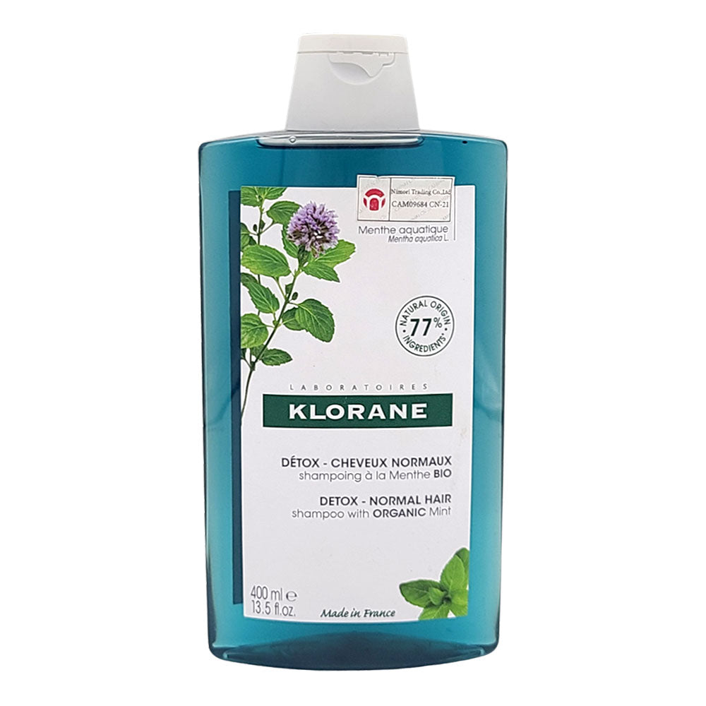 KLORANE ALLA MENTA BIO shampoo detox per capelli normali 400 ml