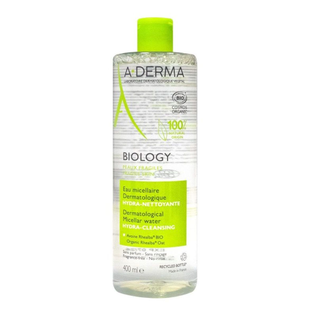 A-DERMA BIOLOGY dermatological micellar water 400 ml