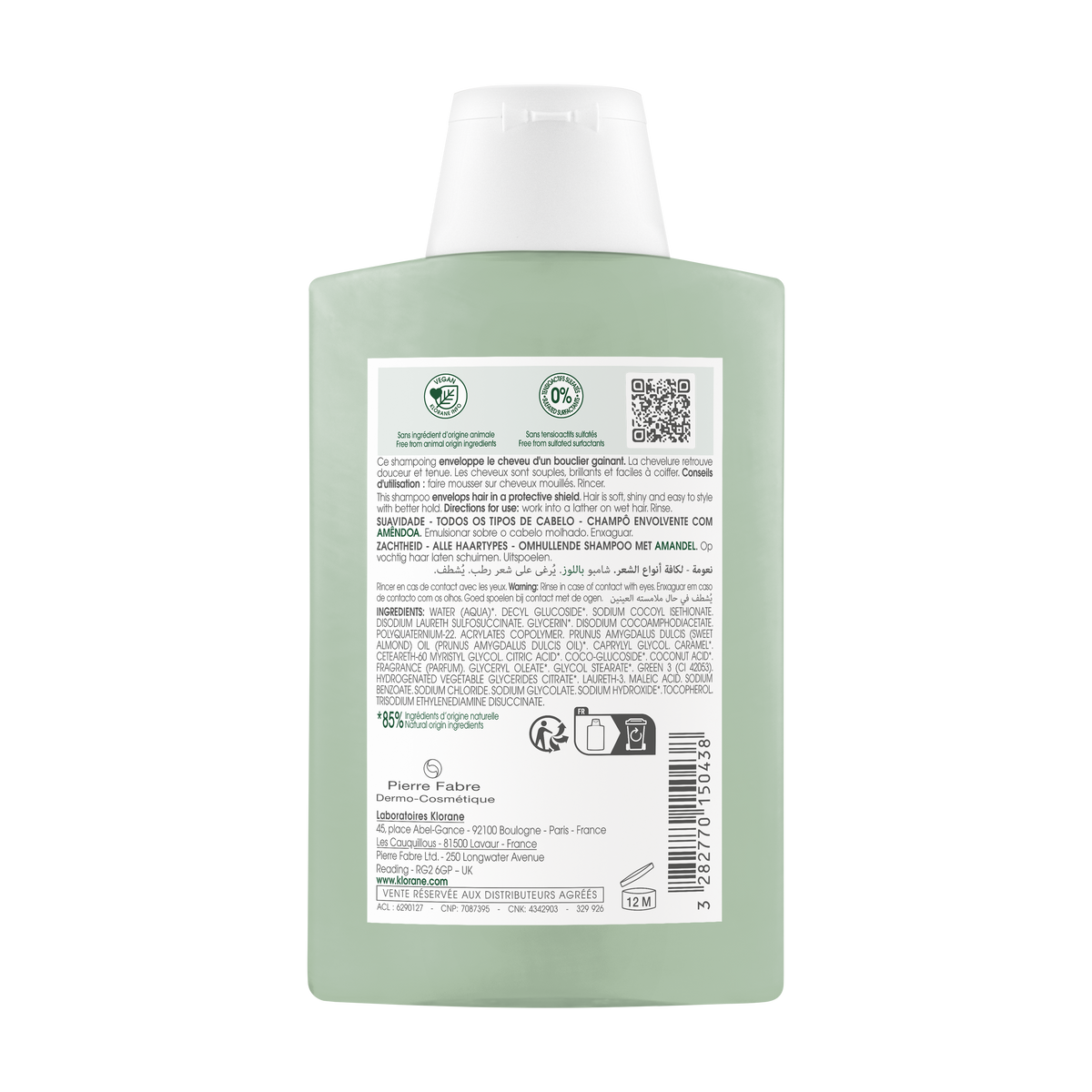 KLORANE ALLA MANDORLA shampoo dolcezza e volume 200 ml