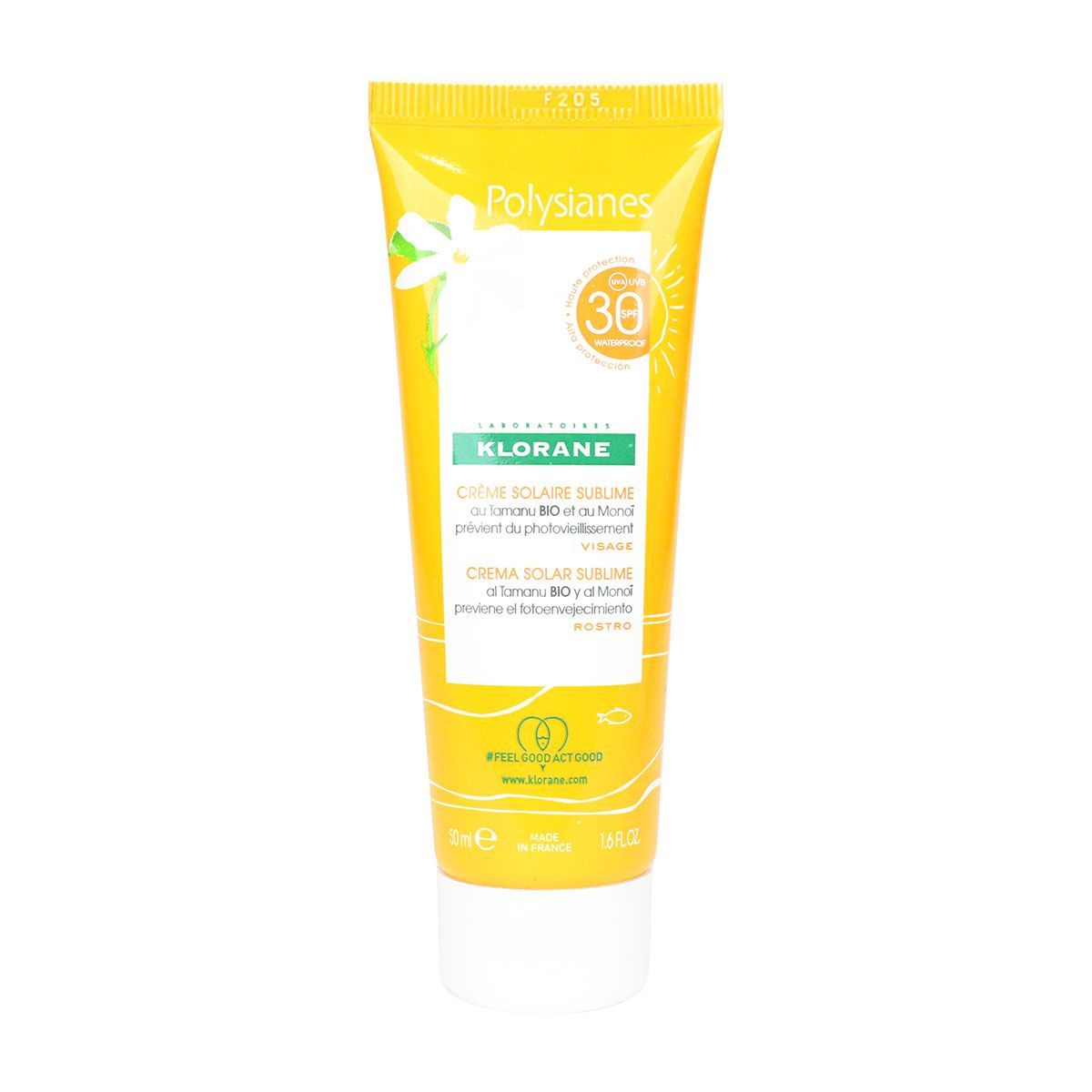 KLORANE POLYSIA NES MONOI E TAMANU BIO crema solare sublimatrice SPF30 50 ml