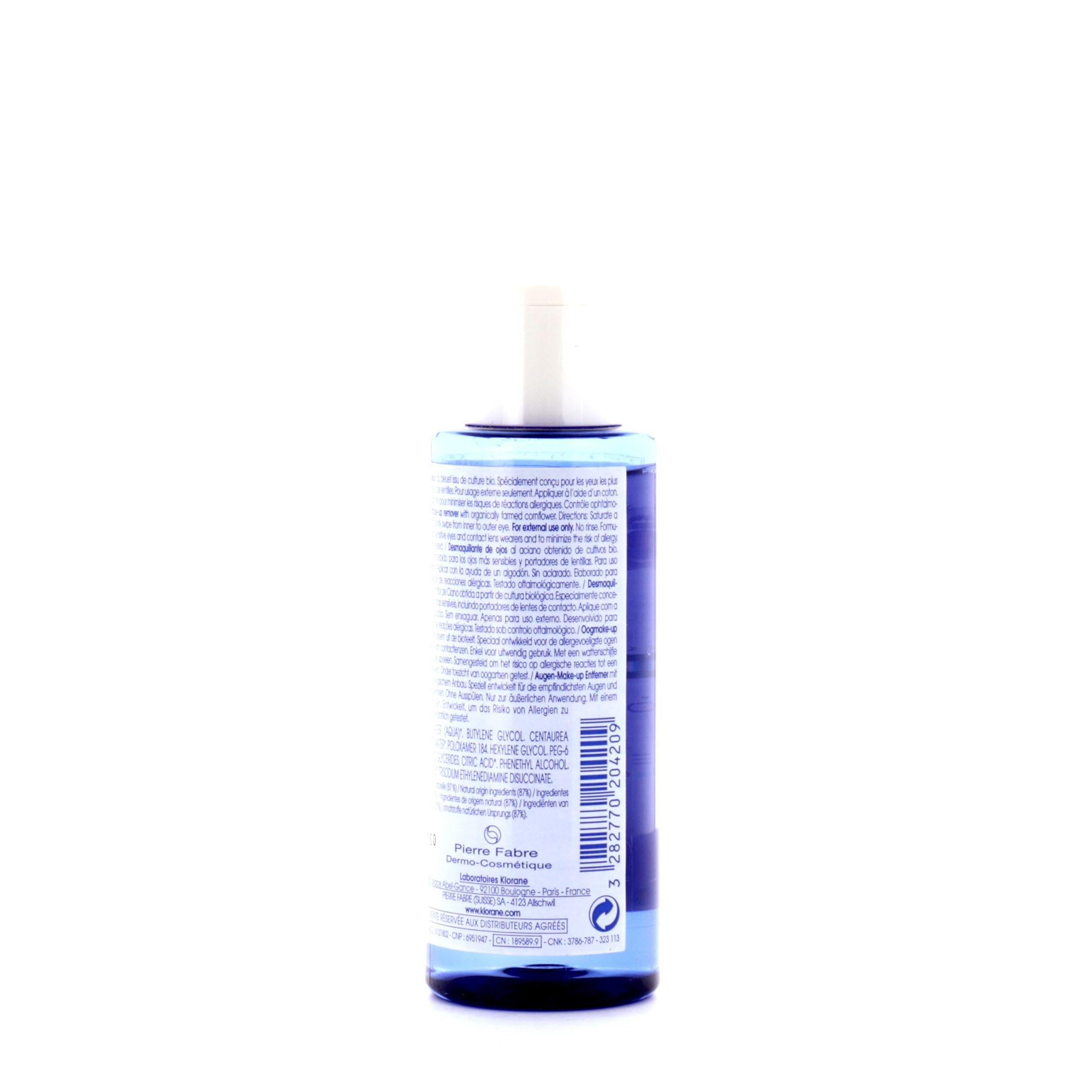 KLORANE ACIANO DE CULTIVO ECO desmaquillante ojos sensibles 100 ml
